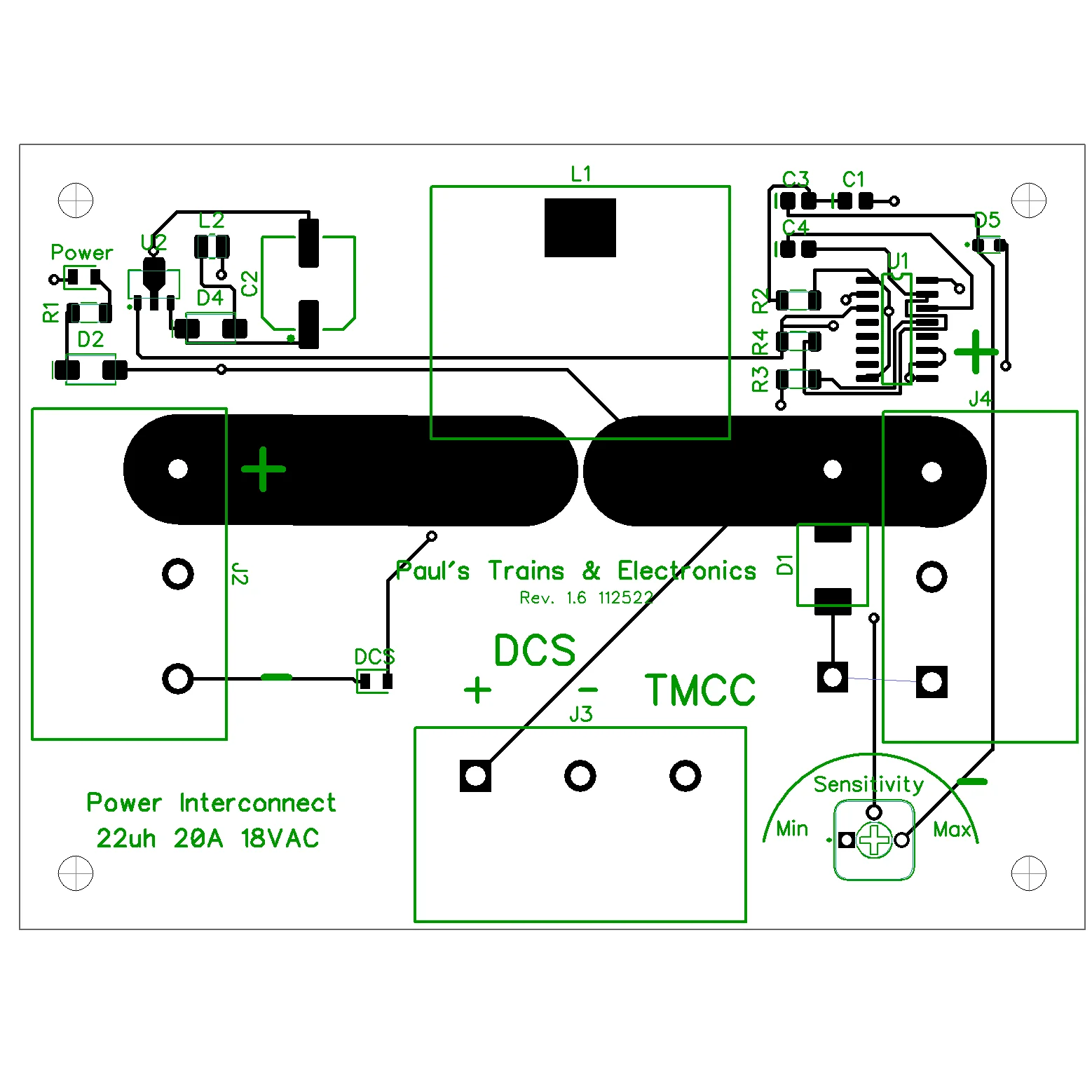 DCS Passive Mode 22uh Choke, TVS Diode, and DCS Signal LED Indicator — photo 2